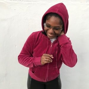 Juicy couture velour hoodie